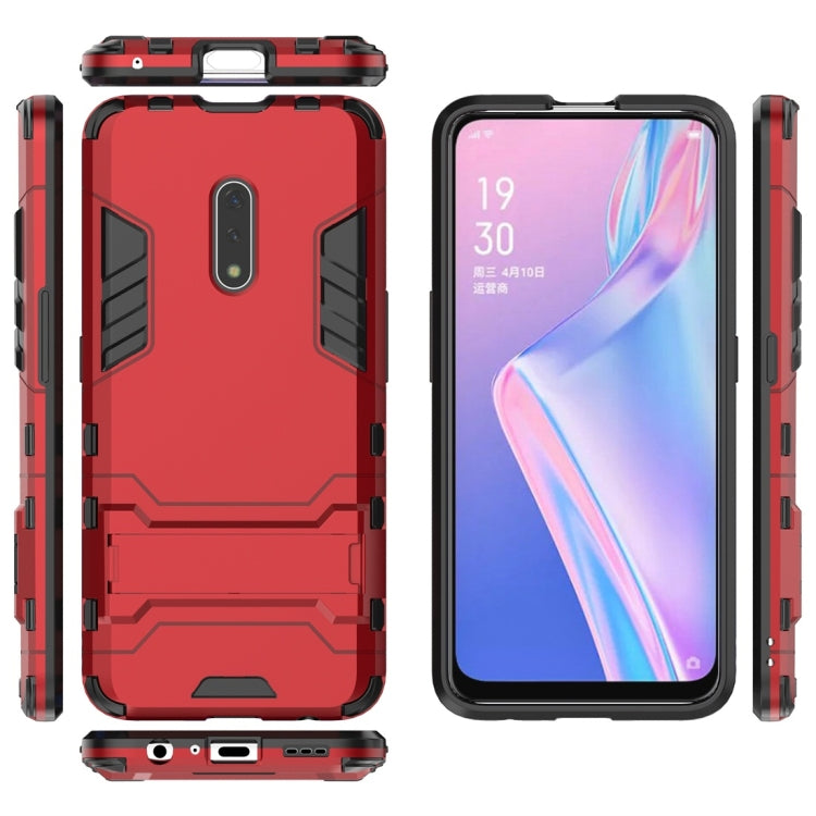 For OPPO K3 Shockproof PC + TPU Protective Case with Invisible Holder