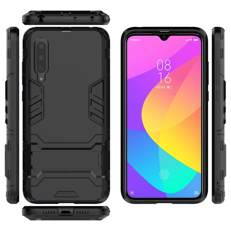 For Xiaomi Mi CC9 Shockproof PC + TPU Protective Case with Invisible Holder