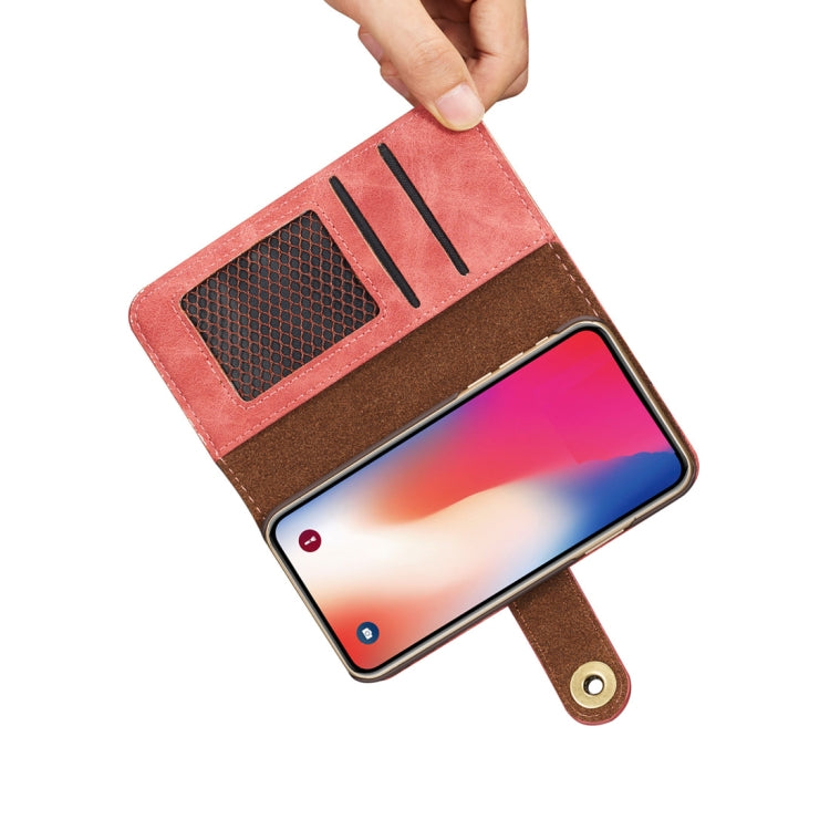 For Galaxy Note10+ Retro Magnetic Detachable Horizontal Flip Leather Case, with Card Slots & Wallet & Photo Frame