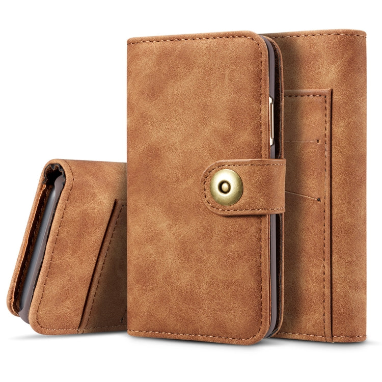 For Galaxy Note10+ Retro Magnetic Detachable Horizontal Flip Leather Case, with Card Slots & Wallet & Photo Frame