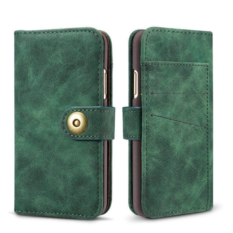 For Galaxy Note10+ Retro Magnetic Detachable Horizontal Flip Leather Case, with Card Slots & Wallet & Photo Frame