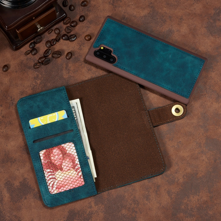 For Galaxy Note10+ Retro Magnetic Detachable Horizontal Flip Leather Case, with Card Slots & Wallet & Photo Frame