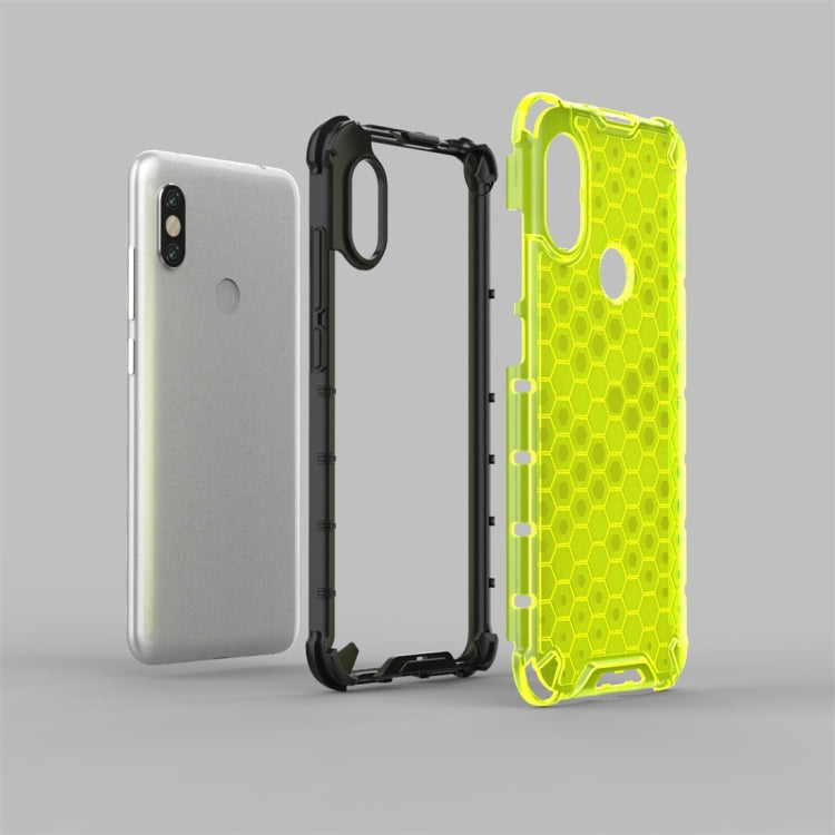 For Xiaomi Redmi Note 6 / Note 6 Pro Shockproof Honeycomb PC + TPU Protective Case