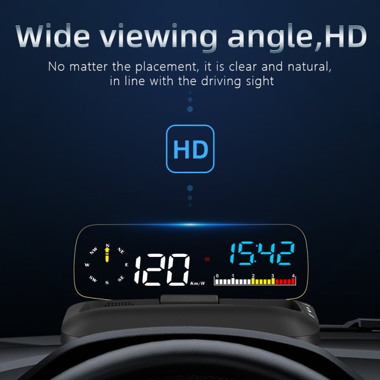 C5 OBD2 + GPS Mode Car HUD Head-up Display Water Temperature / Vehicle Speed / Voltage