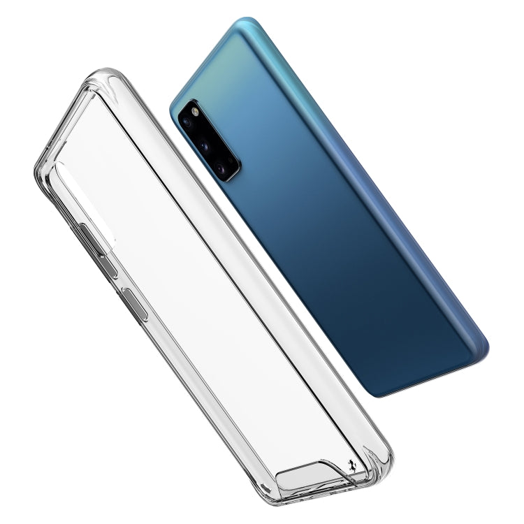 For Samsung Galaxy S20 Scratchproof TPU + Acrylic Space Protective Case(Transparent)