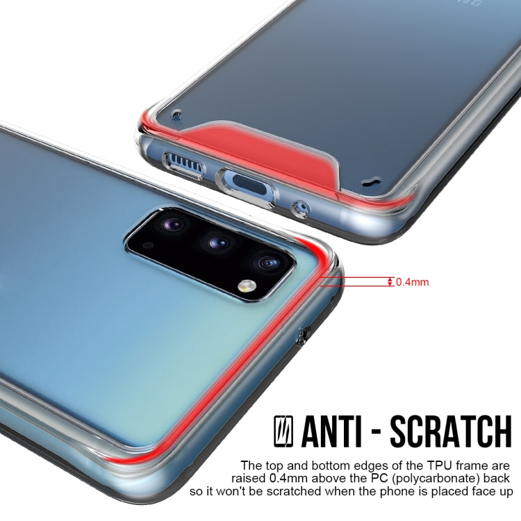 For Samsung Galaxy S20 Scratchproof TPU + Acrylic Space Protective Case(Transparent)