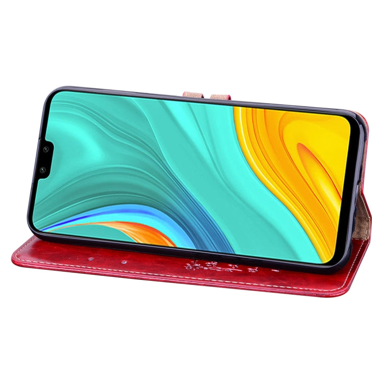 For Huawei Y8s(Global Official Version) Business Style Oil Wax Texture Horizontal Flip Leather Case with Holder & Card Slots & Wallet