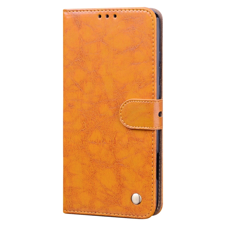 For Huawei Y8s(Global Official Version) Business Style Oil Wax Texture Horizontal Flip Leather Case with Holder & Card Slots & Wallet