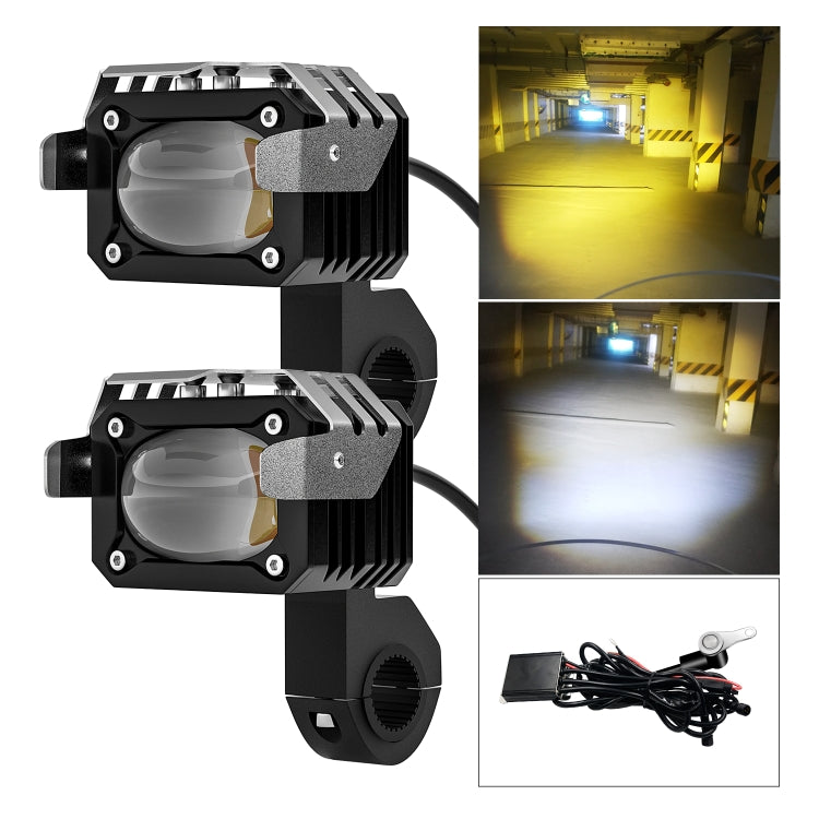 CS-1201A1 Motorcycle LED Spotlight High Beam / Low Beam / Strobe Light