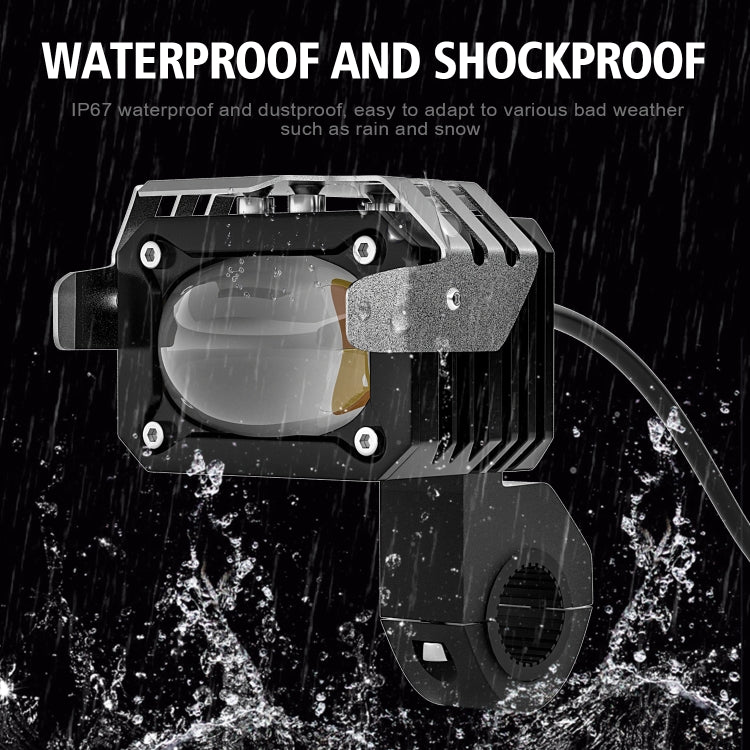 CS-1201A1 Motorcycle LED Spotlight High Beam / Low Beam / Strobe Light