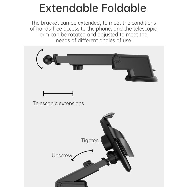 F3 Car Electric Infrared Sensor Wireless Charger Bracket