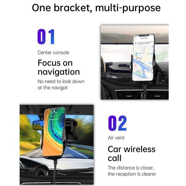 F3 Car Electric Infrared Sensor Wireless Charger Bracket