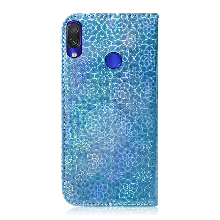 For Xiaomi Redmi Note 7 / 7S Solid Color Colorful Magnetic Buckle Horizontal Flip PU Leather Case with Holder & Card Slots & Wallet & Lanyard