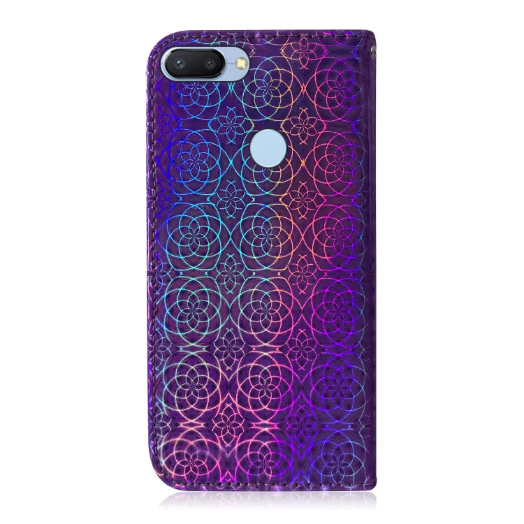 For Xiaomi Redmi 6 / 6A Solid Color Colorful Magnetic Buckle Horizontal Flip PU Leather Case with Holder & Card Slots & Wallet & Lanyard