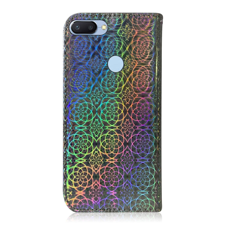 For Xiaomi Redmi 6 / 6A Solid Color Colorful Magnetic Buckle Horizontal Flip PU Leather Case with Holder & Card Slots & Wallet & Lanyard