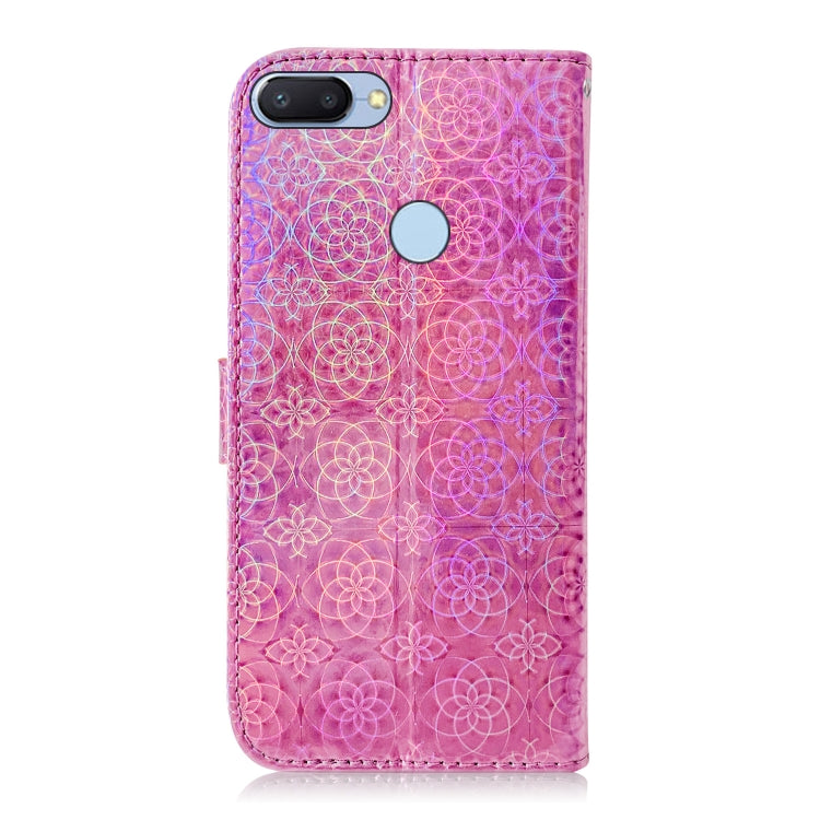 For Xiaomi Redmi 6 / 6A Solid Color Colorful Magnetic Buckle Horizontal Flip PU Leather Case with Holder & Card Slots & Wallet & Lanyard