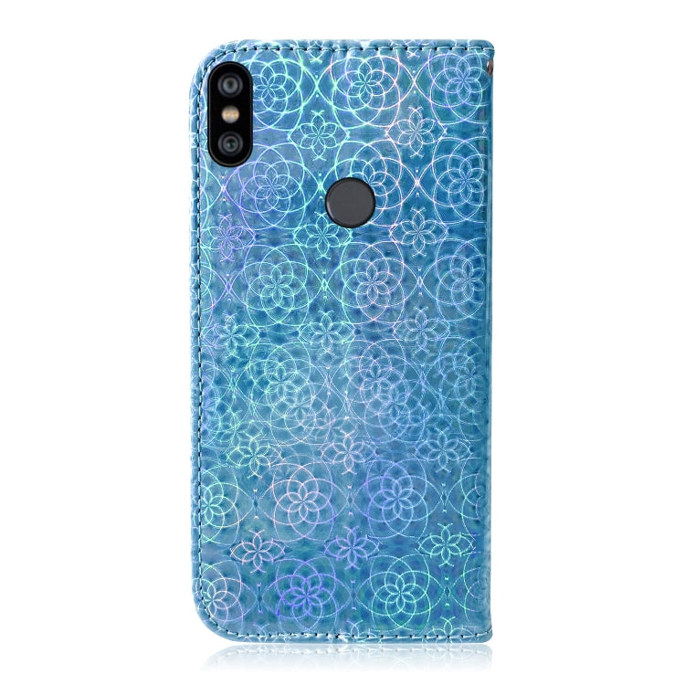 For Xiaomi Redmi Note 6 / 6 Pro Solid Color Colorful Magnetic Buckle Horizontal Flip PU Leather Case with Holder & Card Slots & Wallet & Lanyard