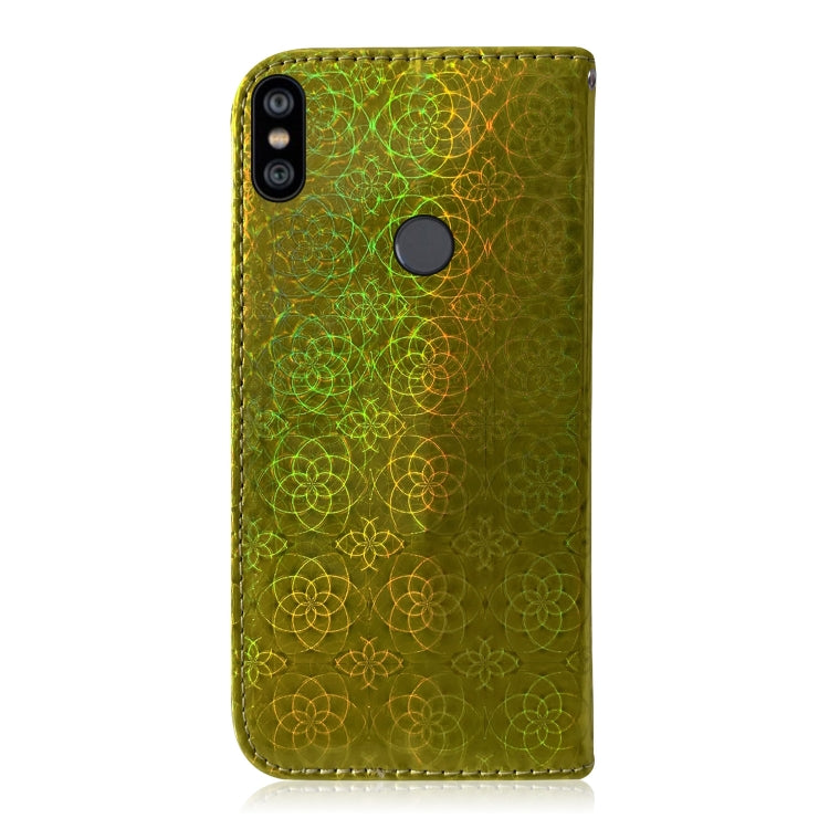 For Xiaomi Redmi Note 6 / 6 Pro Solid Color Colorful Magnetic Buckle Horizontal Flip PU Leather Case with Holder & Card Slots & Wallet & Lanyard