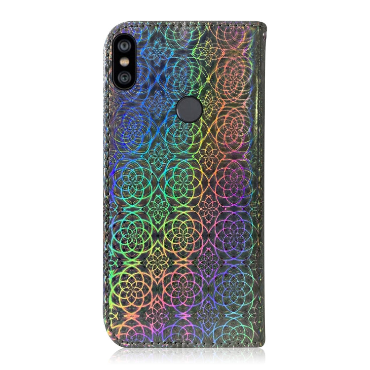 For Xiaomi Redmi Note 6 / 6 Pro Solid Color Colorful Magnetic Buckle Horizontal Flip PU Leather Case with Holder & Card Slots & Wallet & Lanyard