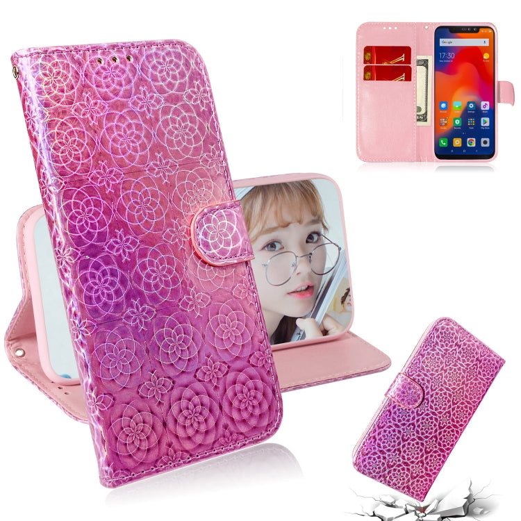 For Xiaomi Redmi Note 6 / 6 Pro Solid Color Colorful Magnetic Buckle Horizontal Flip PU Leather Case with Holder & Card Slots & Wallet & Lanyard