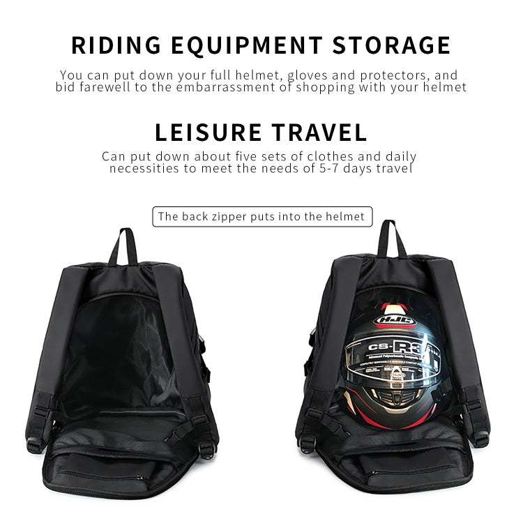 CS-1215A1 Motorcycle Rainproof Shoulder Helmet Laptop Riding Backpack