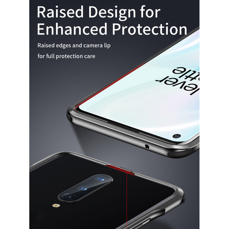 For OnePlus 8 Shockproof Ultra-thin Metal Protective Frame