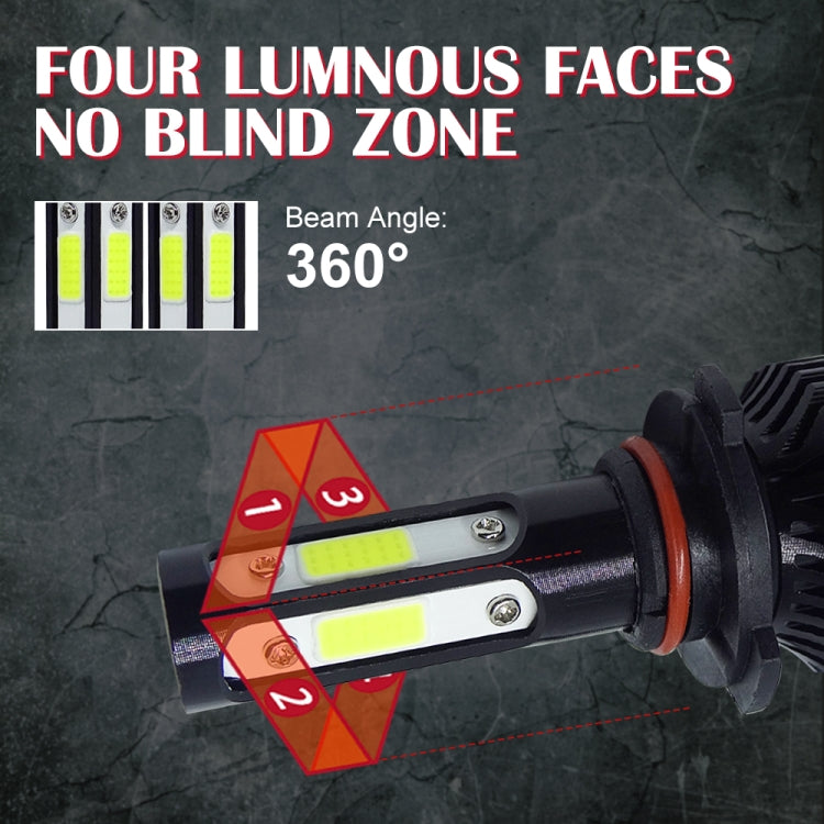 V4 9005 2 PCS DC9-36V 22W 2500LM