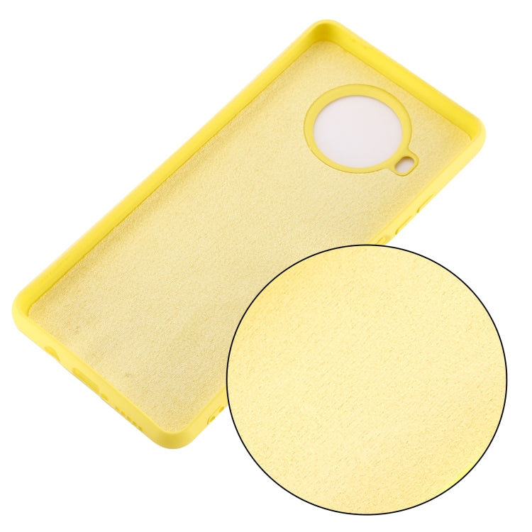 For Xiaomi Mi 10T Lite 5G Pure Color Liquid Silicone Shockproof Full Coverage Case