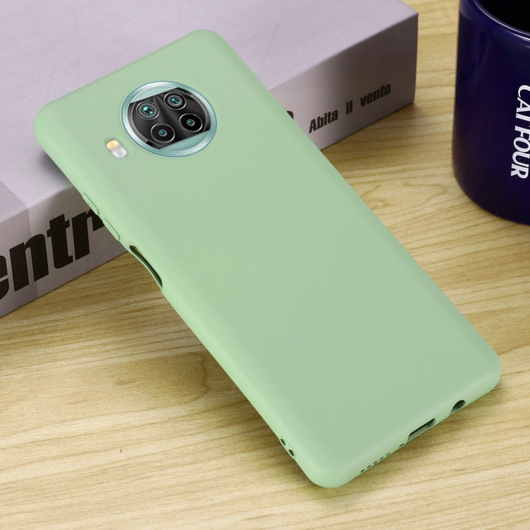 For Xiaomi Mi 10T Lite 5G Pure Color Liquid Silicone Shockproof Full Coverage Case