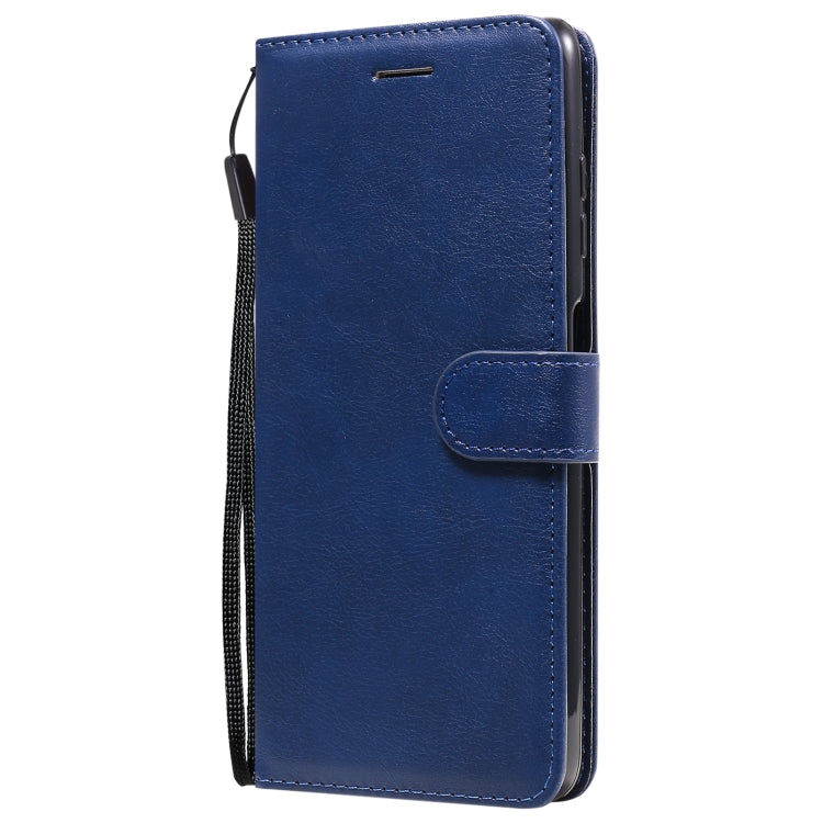 For Xiaomi Poco X3 NFC Solid Color Horizontal Flip Protective Leather Case with Holder & Card Slots & Wallet & Photo Frame & Lanyard