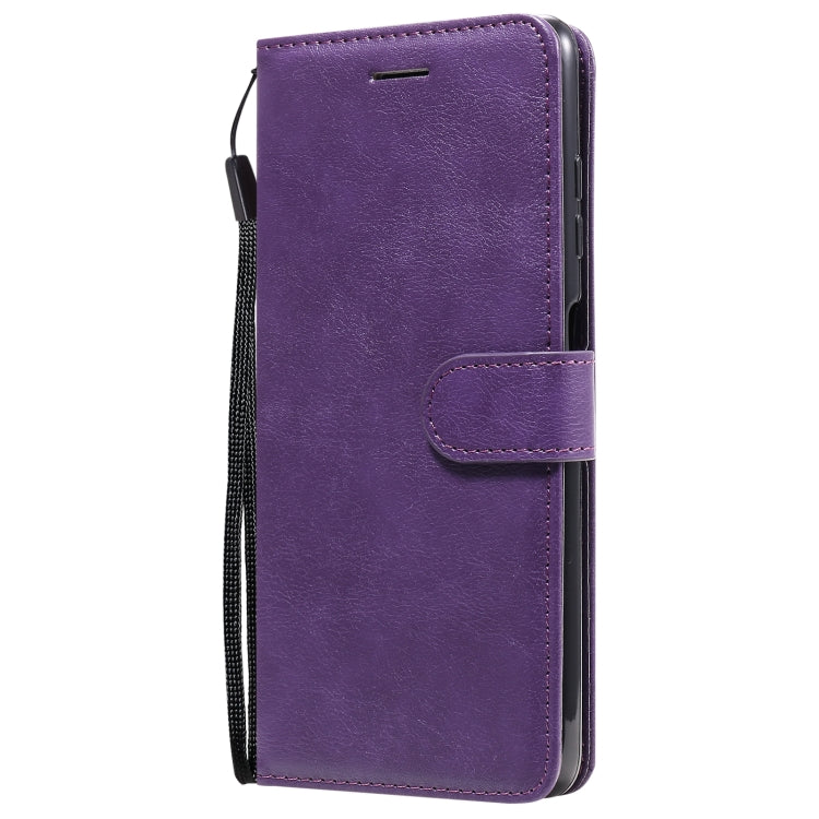 For Xiaomi Poco X3 NFC Solid Color Horizontal Flip Protective Leather Case with Holder & Card Slots & Wallet & Photo Frame & Lanyard