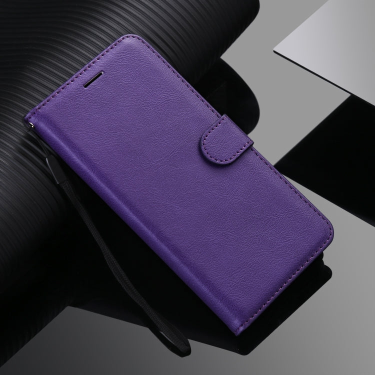 For Xiaomi Poco X3 NFC Solid Color Horizontal Flip Protective Leather Case with Holder & Card Slots & Wallet & Photo Frame & Lanyard