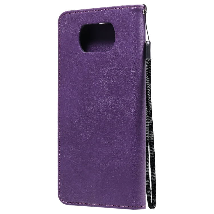 For Xiaomi Poco X3 NFC Solid Color Horizontal Flip Protective Leather Case with Holder & Card Slots & Wallet & Photo Frame & Lanyard