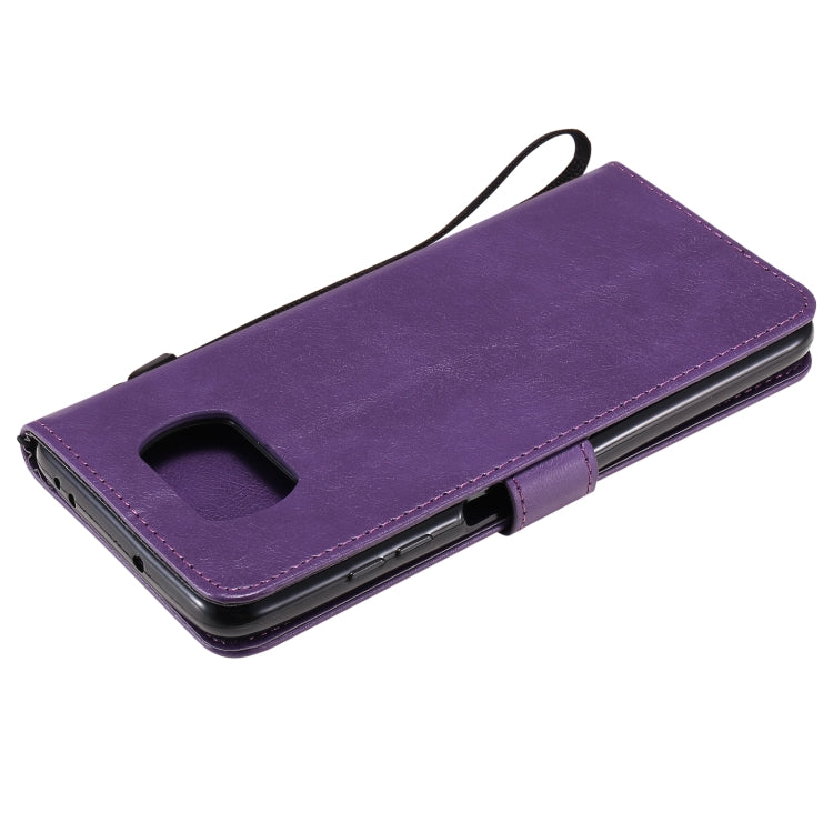 For Xiaomi Poco X3 NFC Solid Color Horizontal Flip Protective Leather Case with Holder & Card Slots & Wallet & Photo Frame & Lanyard