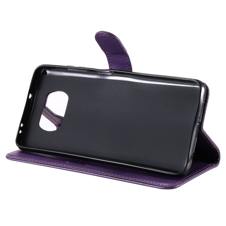 For Xiaomi Poco X3 NFC Solid Color Horizontal Flip Protective Leather Case with Holder & Card Slots & Wallet & Photo Frame & Lanyard