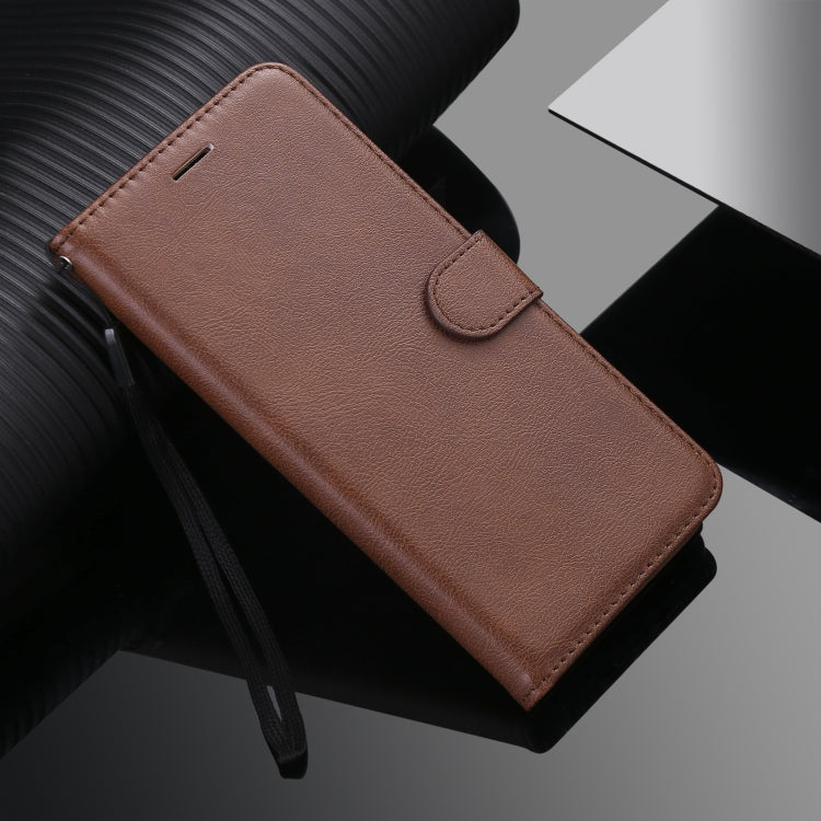 For Xiaomi Poco X3 NFC Solid Color Horizontal Flip Protective Leather Case with Holder & Card Slots & Wallet & Photo Frame & Lanyard