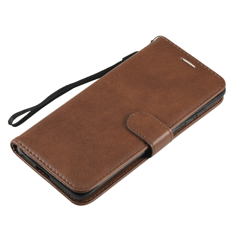 For Xiaomi Poco X3 NFC Solid Color Horizontal Flip Protective Leather Case with Holder & Card Slots & Wallet & Photo Frame & Lanyard