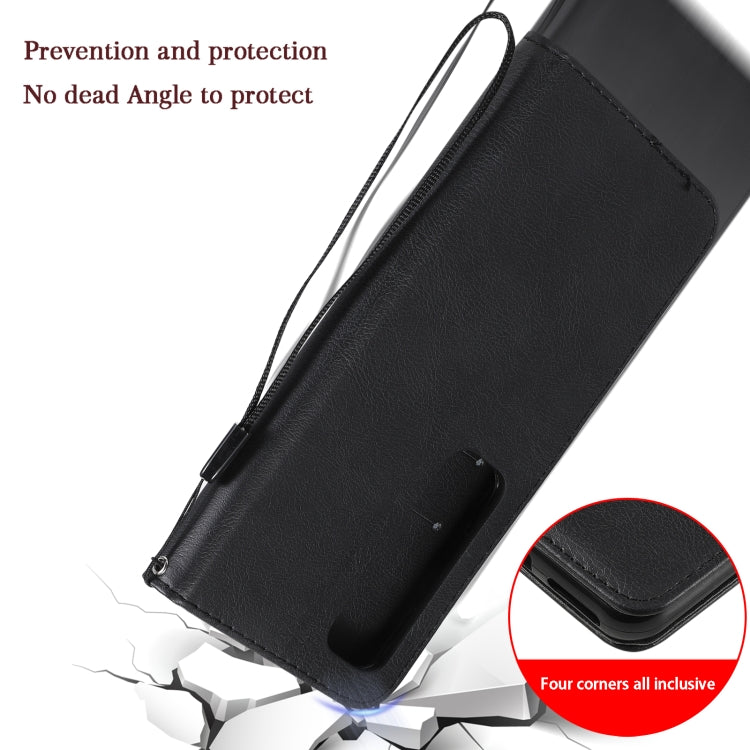 For Xiaomi Poco X3 NFC Solid Color Horizontal Flip Protective Leather Case with Holder & Card Slots & Wallet & Photo Frame & Lanyard