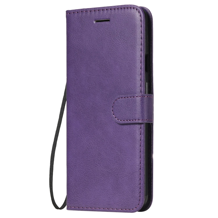 For OnePlus Nord Solid Color Horizontal Flip Protective Leather Case with Holder & Card Slots & Wallet & Photo Frame & Lanyard