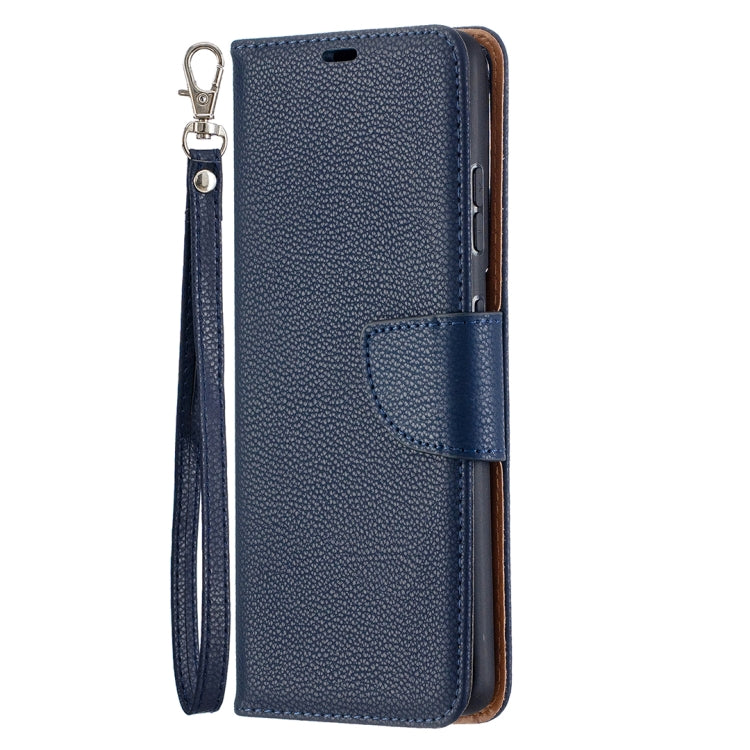 For Samsung Galaxy S21 Ultra 5G Litchi Texture Pure Color Horizontal Flip Leather Case with Holder & Card Slots & Wallet & Lanyard