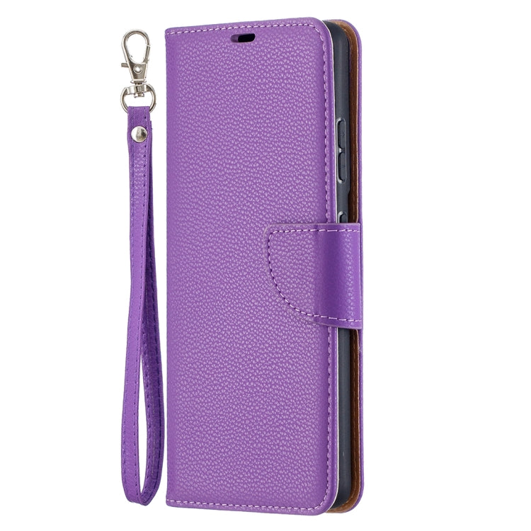 For Samsung Galaxy S21 Ultra 5G Litchi Texture Pure Color Horizontal Flip Leather Case with Holder & Card Slots & Wallet & Lanyard