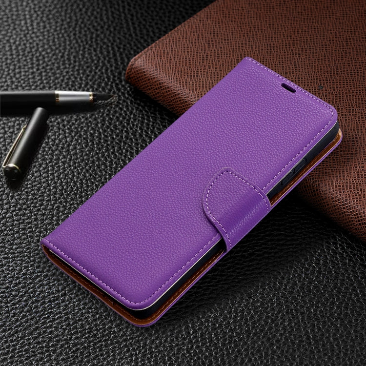 For Samsung Galaxy S21 Ultra 5G Litchi Texture Pure Color Horizontal Flip Leather Case with Holder & Card Slots & Wallet & Lanyard