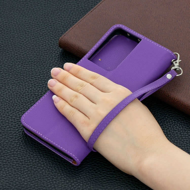 For Samsung Galaxy S21 Ultra 5G Litchi Texture Pure Color Horizontal Flip Leather Case with Holder & Card Slots & Wallet & Lanyard