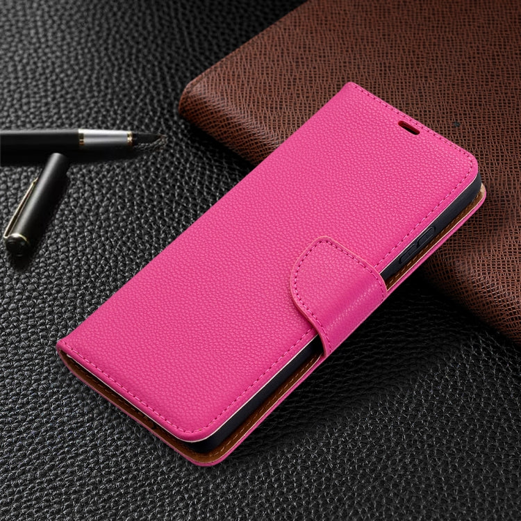 For Samsung Galaxy S21 Ultra 5G Litchi Texture Pure Color Horizontal Flip Leather Case with Holder & Card Slots & Wallet & Lanyard