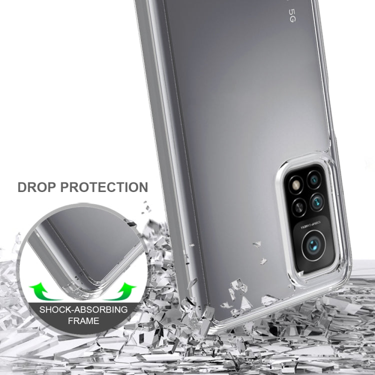 For Xiaomi Mi 10T / 10T Pro Shockproof Scratchproof TPU + Acrylic Protective Case