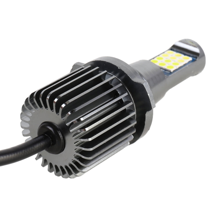 9005 2 PCS DC12-24V / 10.5W Car Double Colors Fog Lights with 24LEDs SMD-3030 & Constant Current, Box Packaging