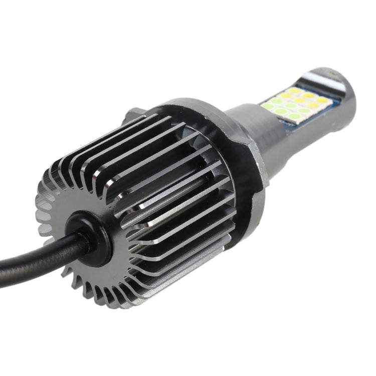 9005 2 PCS DC12-24V / 10.5W Car Double Colors Fog Lights with 24LEDs SMD-3030 & Constant Current, Box Packaging