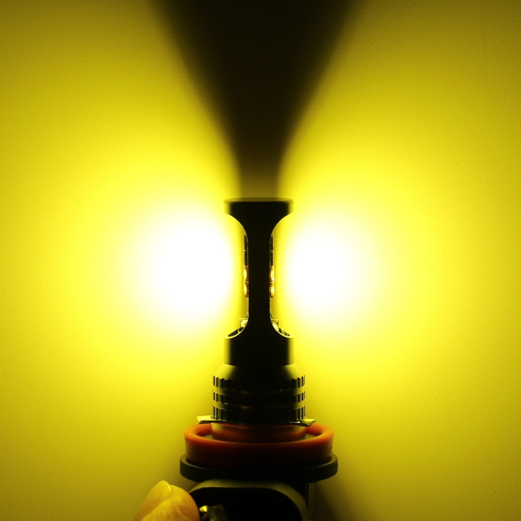 9005 2 PCS DC12-24V / 10.5W Car Double Colors Fog Lights with 24LEDs SMD-3030 & Constant Current, Box Packaging