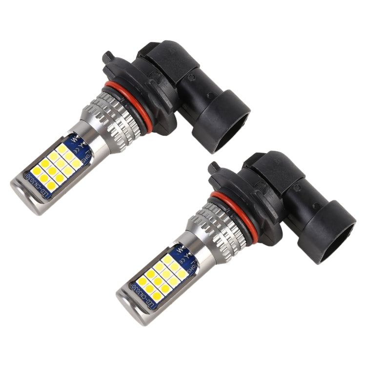 9005 2 PCS DC12-24V / 8.6W Car Double Colors Fog Lights with 24LEDs SMD-3030 & Constant Current, Bag Packaging