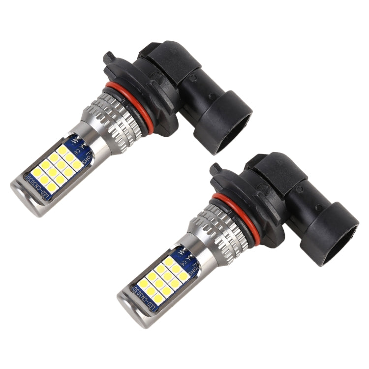 9005 2 PCS DC12-24V / 8.6W Car Fog Lights with 24LEDs SMD-3030 & Constant Current, Bag Packagin